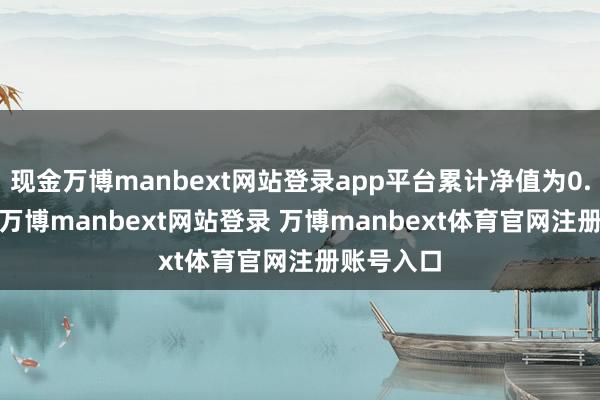 现金万博manbext网站登录app平台累计净值为0.9045元-万博manbext网站登录 万博manbext体育官网注册账号入口