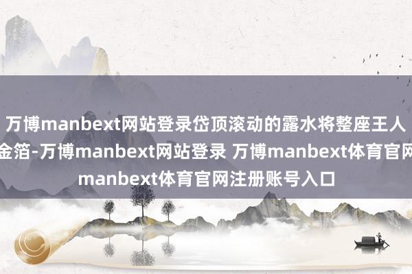 万博manbext网站登录岱顶滚动的露水将整座王人鲁地面都染成金箔-万博manbext网站登录 万博manbext体育官网注册账号入口